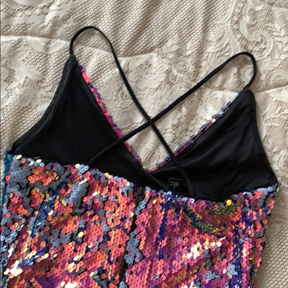 Sequin part dress - Picture 4 of 5